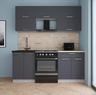 Кухонный гарнитур Интерлиния Мила Gloss 60-19