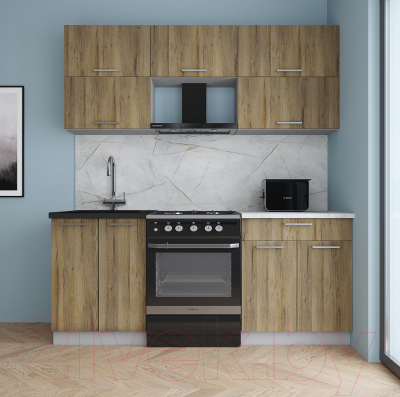 Кухонный гарнитур Интерлиния Мила Gloss 60-19