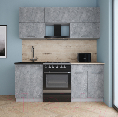 Кухонный гарнитур Интерлиния Мила Gloss 60-19