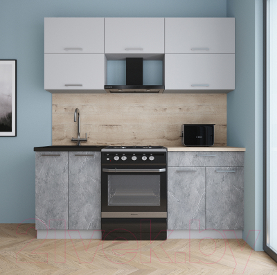 Кухонный гарнитур Интерлиния Мила Gloss 60-19