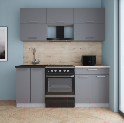 Кухонный гарнитур Интерлиния Мила Gloss 60-19