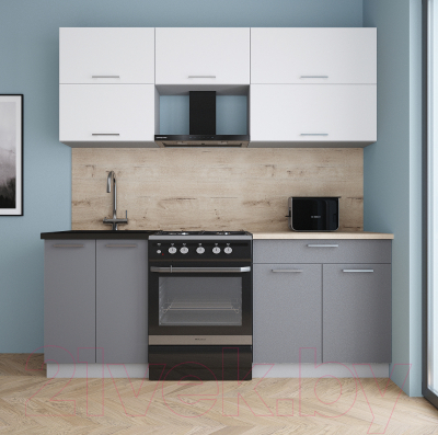 Кухонный гарнитур Интерлиния Мила Gloss 60-20