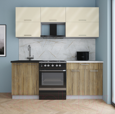 Кухонный гарнитур Интерлиния Мила Gloss 60-20