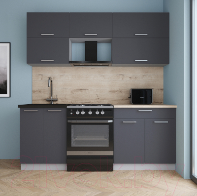 Кухонный гарнитур Интерлиния Мила Gloss 60-20