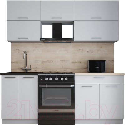 Кухонный гарнитур Интерлиния Мила Gloss 60-20 - фото