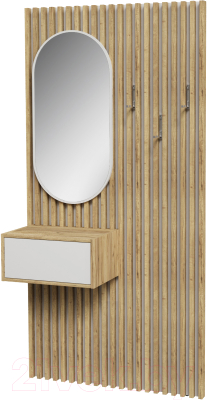 Секция в прихожую Интерлиния Lagom-1 LG-P - фото