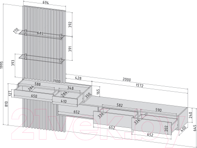 Стенка Интерлиния Lagom-7 LG-G