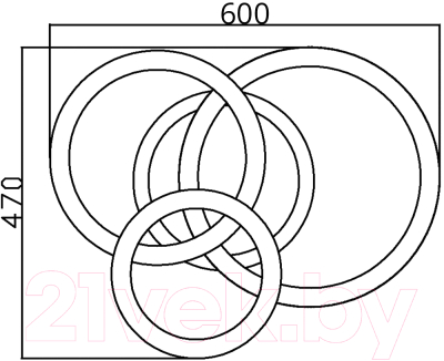 Потолочный светильник ESCADA Random 10231/3LED