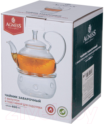 Заварочный чайник Agness 887-254 