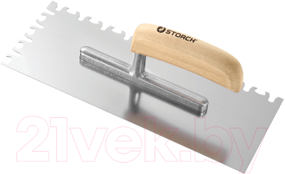 Шпатель Storch Edelstahl-Zahnkelle Hollo-Top - фото