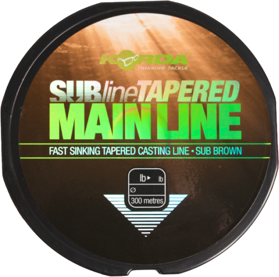 Леска монофильная Korda Subline Tapered Mainline 0.33-0.50мм / KTM33 - фото