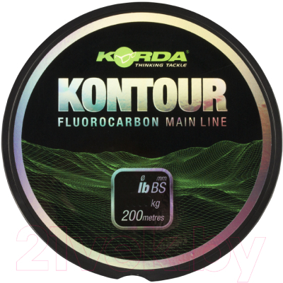 Леска флюорокарбоновая Korda Kontour Fluorcarbon 18lb / KFLU03 - фото