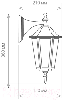 Бра уличное Elektrostandard GL 1004D