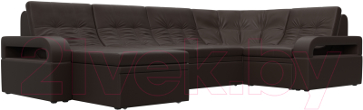 Диван П-образный Лига Диванов Лига-035 левый / 121456L - фото