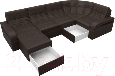 Диван П-образный Лига Диванов Лига-035 левый / 121456L