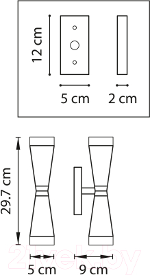 Бра Lightstar Punto 807623