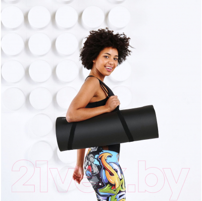 Коврик для йоги и фитнеса DFC EBE-YFM-BLK-Master