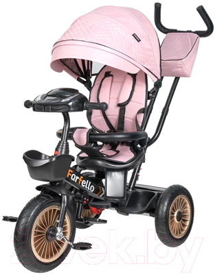 Трехколесный велосипед с ручкой Farfello PL-03 - фото