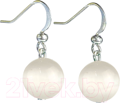 Серьги Wolves Элитный Селенит 40981 №1 - фото