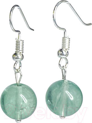 Серьги Wolves Элитный Флюорит 40994 №2 - фото