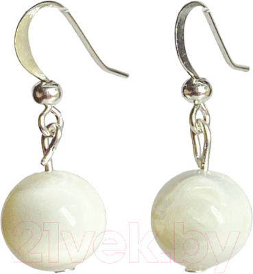 Серьги Wolves Элитный Перламутр 41015 №1 - фото