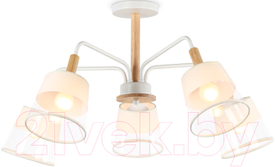 Люстра Ambrella TR4738/5 WH/LW 