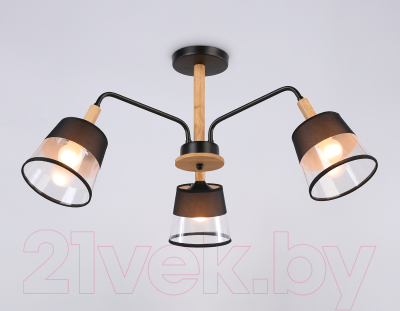 Люстра Ambrella TR4740/3 BK/LW - фото