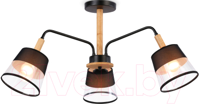 Люстра Ambrella TR4740/3 BK/LW