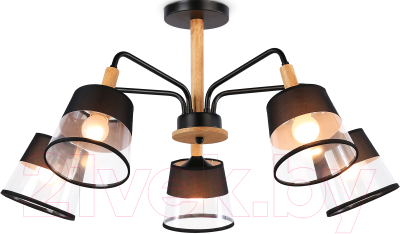 Люстра Ambrella TR4741/5 BK/LW