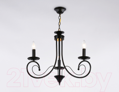 Люстра Ambrella TR9606/3 BK - фото