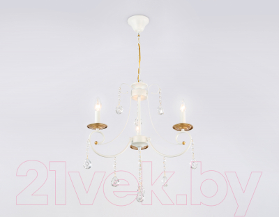 Люстра Ambrella TR4915/3 WH/GD - фото