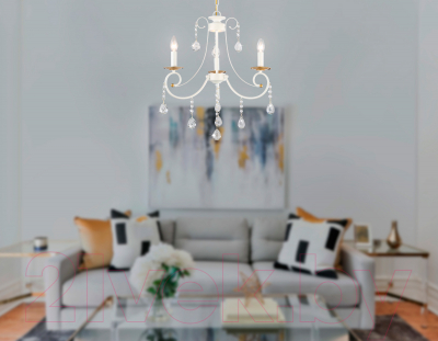 Люстра Ambrella TR4915/3 WH/GD