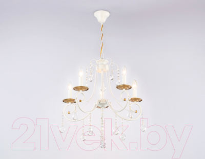 Люстра Ambrella TR4916/5 WH/GD - фото