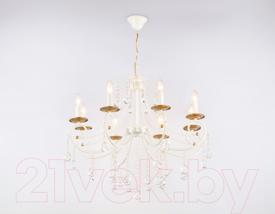 Люстра Ambrella TR4917/8 WH/GD - фото