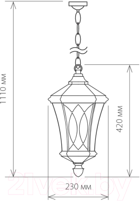 Светильник уличный Elektrostandard Virgo H GLXT-1450H