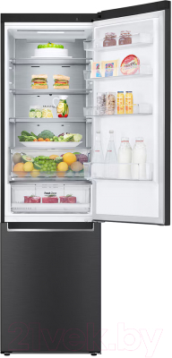 Холодильник с морозильником LG GC-B509SBSM