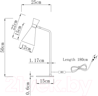 Настольная лампа Moderli Page / V10996-T 