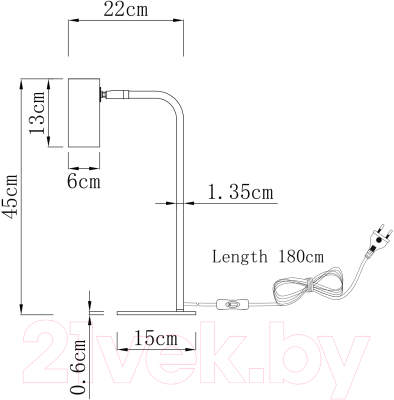 Настольная лампа Moderli Fine / V11002-TL