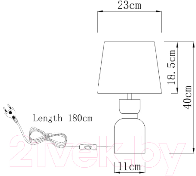 Прикроватная лампа Moderli Hadley / V11004-T