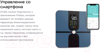 Напольные весы электронные Kitfort KT-816