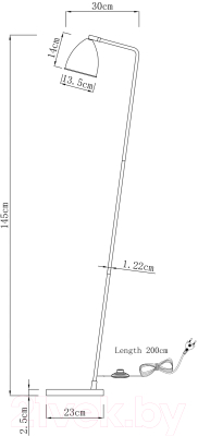 Торшер Moderli Otto / V11001-F