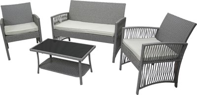 Комплект садовой мебели Garden Story Лондон / GS9026 (серый)