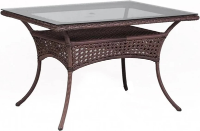 Стол садовый AIKO Deco 7034П стол-2 прямоугольный 120x90x75 (6 мест) - фото