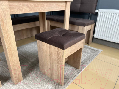 Табурет Genesis Мебель дуб сонома/Bora 01