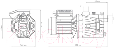 Поверхностный насос Джилекс Джамбо 60/35 П 2.0 / 3004