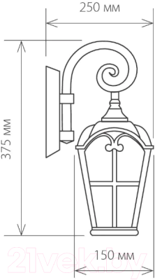 Бра уличное Elektrostandard Mira D
