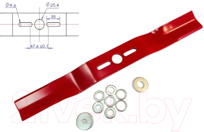 Нож для газонокосилки Riparts UBB-21-530