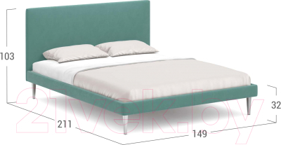 Полуторная кровать Moon Family 1256 / MF007535