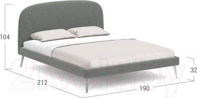 Двуспальная кровать Moon Family 1234 / MF009463