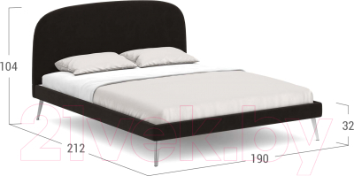 Двуспальная кровать Moon Family 1234 / MF009445